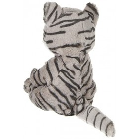 Ty - Beanie Babies - Peluche Mitzi Le Chat 15 cm, Gris, TY40539