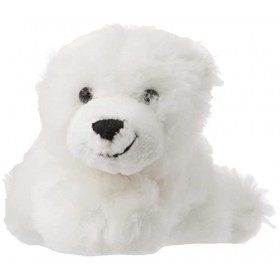 Schaffer Knuddel mich! Ours Polaire en Peluche avec Aimant Knut 3483 12 cm Blanche