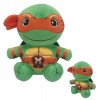 Turtles Plush, personnages danime ninja en peluche jouet, adolescent mutant en peluche pour enfants et fans danime. orange