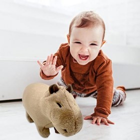 shangjia Jouet en Peluche Capybara | Poupée Animale de Dessin animé de 7,87 Pouces | Jouet Animal Doux, Collection de poupées