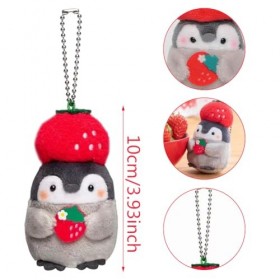 UZSXHJ Porte-clés en Peluche Pingouin,Mini Porte-Clés de Pingouin,Pingouin Petites Peluches Peluche,Pingouin Animaux en Peluc