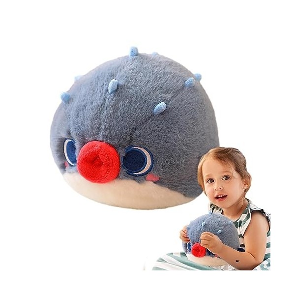 Loandicy Peluche Poisson-Globe Mignon | Cadeaux en Poisson-Globe en Peluche Douce pour Les,Simulation Puffer Peluche Puffer M