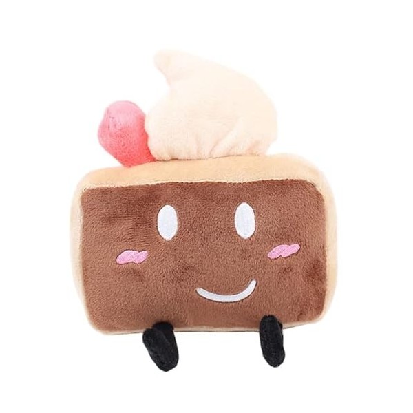 TOPLITHE Battle for Dream Island Peluche, Bfdi Plushies Peluche Douce avec détails brodés pour Les Fans denfants, Cake