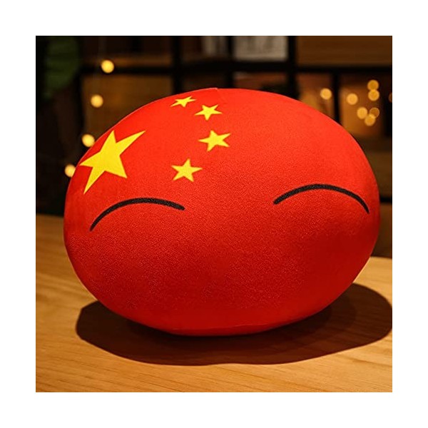 Countryball Jouet en Peluche Animé Polandball Peluche Boule Poupée en Peluche Courte Porte-clés Pendentif Mini Coussin 10-40c