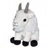 Wild Republic Peluche chèvre de Montagne Assise, Cuddlekins lils´doudouier, Cadeaux pour Enfants, 13 cm, 23109, Multicolore