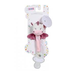 Gipsy- Accroche-tétine, 71243, Licorne, 1 Peluche