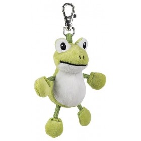 Schaffer 0255 Porte-clés Grenouille en Peluche Quark