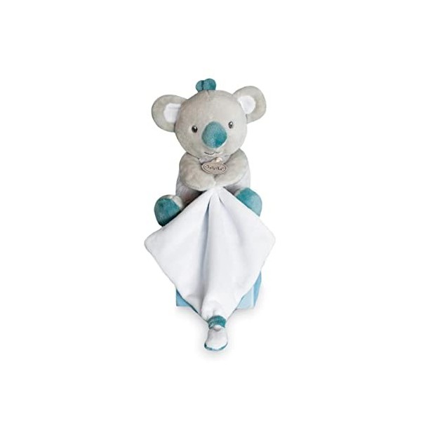 Baby Nat - Peluche Doudou Koala Grise - avec Doudou Mouchoir - Collection Mon Petit Koala - Idée Cadeau Naissance pour Bébé 
