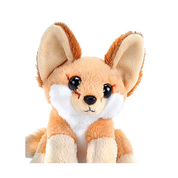 Wild Republic Peluche Renard Fennec, Cuddlekins lils´doudouier, Cadeaux pour Enfants, 13 cm, 21174, Multicolore