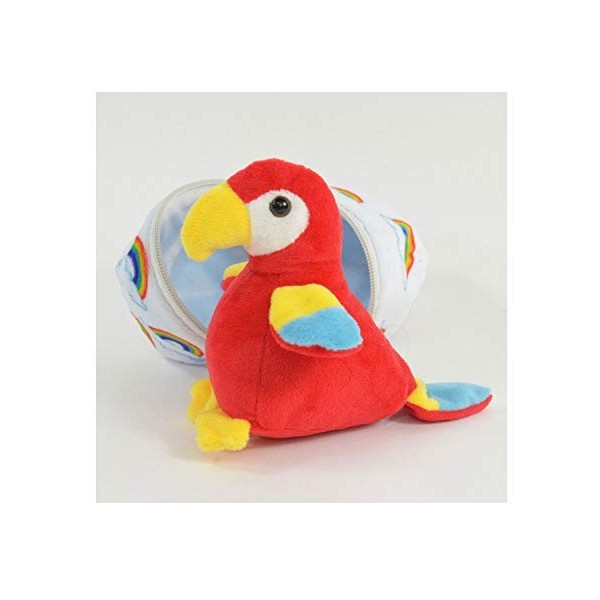 Kögler- Paul, Mini Perroquet lœuf, Environ Peluche de 13 cm à câliner et à Aimer-Petit Cadeau pour Enfants, garçons et Fille