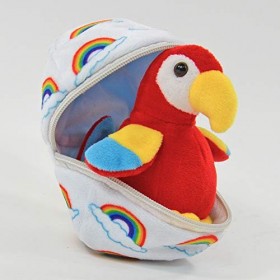 Kögler- Paul, Mini Perroquet lœuf, Environ Peluche de 13 cm à câliner et à Aimer-Petit Cadeau pour Enfants, garçons et Fille