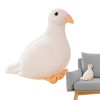 Campsie Peluche Pigeon | Jouet De Pigeon en Peluche | Jouets en Peluche Simulés Drôles | Figurine De Plumes Artificielles | D