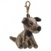 Schaffer Knuddel mich!- Glitz & Glamour Terrier Hund Chien en Peluche, 2705, Or, 10x7x6 cm
