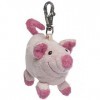 Schaffer Knuddel mich!- Pendentif Cochon Loulou Porc en Peluche, 0254, Rose, 10 cm