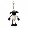 Shaun The Sheep 61176 Clip pour Sac à Dos, Noir et Blanc, Excellente idée Cadeau