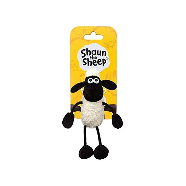 Shaun The Sheep 61176 Clip pour Sac à Dos, Noir et Blanc, Excellente idée Cadeau