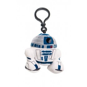 Joy Toy - 1500163 - Porte-clés en peluche - Star Wars R2-D2 - 8 cm