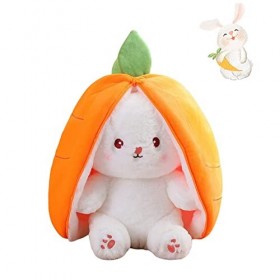 VELOWE Jouets Lapin Muppet, Peluche Lapin Fraise, Lapin Fraise, Lapin De Pâques Fraise, Lapin De Pâques en Peluche Poupée Lap