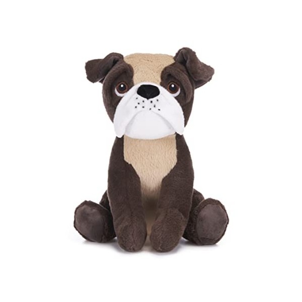 Posh Paws 49286F Earth Bouledogue français assis en peluche écologique 25 cm