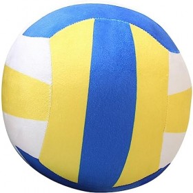 SAFIGLE en Peluche en Peluche Volley-Ball Volley-Ball en Peluche Oreiller Mignon Doux Rond Oreiller Ballon De en Peluche Voll