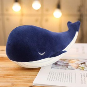 MAICOLA Peluche baleine de 9,8 pouces - Peluche - Baleine - Doudou - Vague bleue douce cadeau pour garçons filles enfants