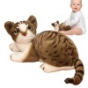 HIFONI Peluche Chat réaliste, Jouet en Peluche Chat Mignon et réaliste, Animaux en Peluche pour et Adultes, Peluche Chat en P