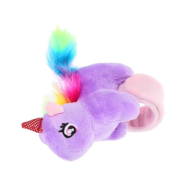 TOYANDONA Câlin lanneau Animal Slap Band Jouet Bracelets À Pression pour Animaux en Peluche Licorne Animal en Peluche Câlin 