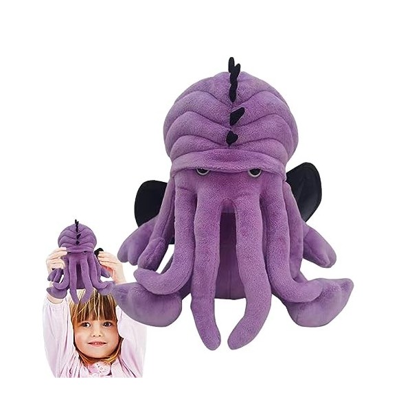 itrimaka Peluche Cthulhu - Peluche Octopus Marine Sea Critters Peluche,Cthulhu Peluche poupées Coussin pour Chambre à Coucher