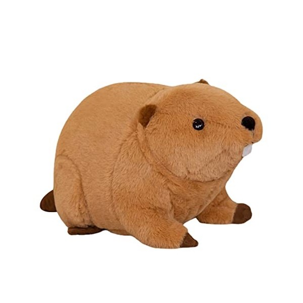 Ragondin farci - Adorable Peluche Nutria,Nutria étreignant Oreiller Mignon en Peluche Collection danimaux en Peluche Oreille