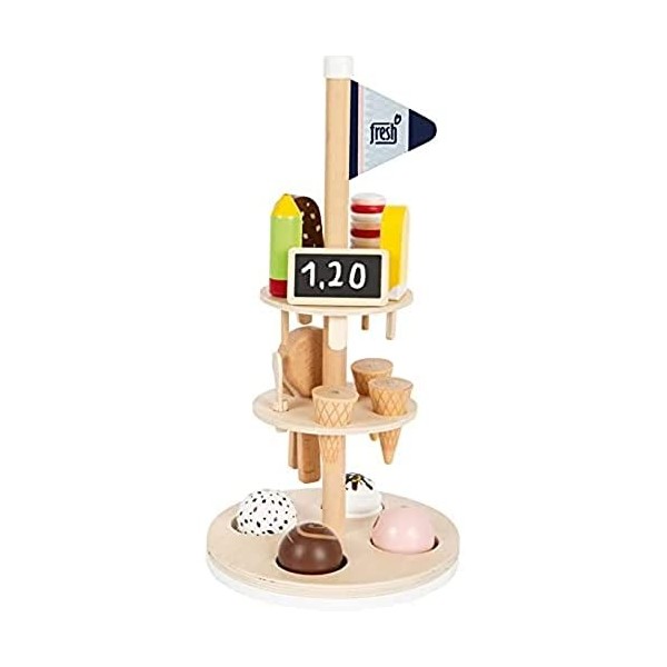 Small Foot Porte-Glaces Fresh en Bois, bel Accessoires pour la Cuisine ou Boutique pour Enfant, Art. 12232 Toys, Multicolored