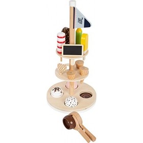 Small Foot Porte-Glaces Fresh en Bois, bel Accessoires pour la Cuisine ou Boutique pour Enfant, Art. 12232 Toys, Multicolored