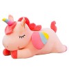 Boosns Poney en Peluche Poupée Licorne en Peluche pour Enfants, Jouets de poupée Jaune30cm 