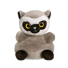 Aurora World Aurora, 61389, Lemmee Le Lémurien, Palm Pals, 13 cm. Peluche, Gris