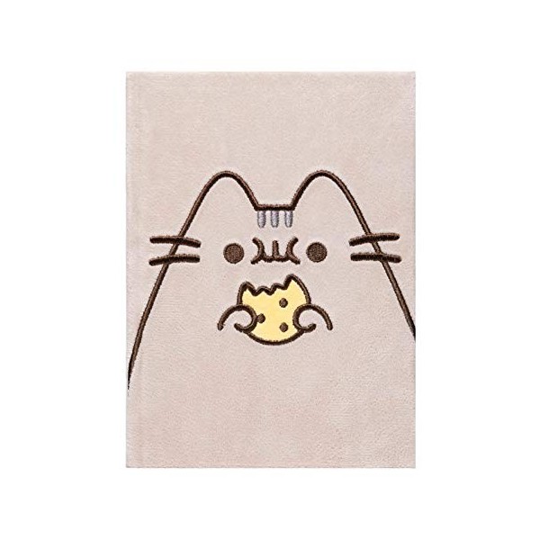 Grupo Erik - Carnet de notes Pusheen, Couverture en Peluche - Bullet Journal - Notebook - Bullet Agenda - Carnet Pointillé Fo