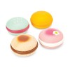 Le Toy Van - TV330 - Jeu éducatif dimitation de Macarons, Jouet pour Enfants, 2 Ans, Lot de 4 Macarons avec Coffret Cadeau, 