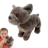 Moxeupon Jouets en Peluche pour Chiens,Jouets en Peluche Bouledogue de Dessin animé Mignon 6,3 Pouces | Jouet doreiller Doux