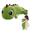 AIYING Dinosaure en Peluche Mignon, 80cm/100cm Peluche Dinosaure Kawaii, Peluche Dinosaure Oreiller, Jouets en Peluche Doux, 