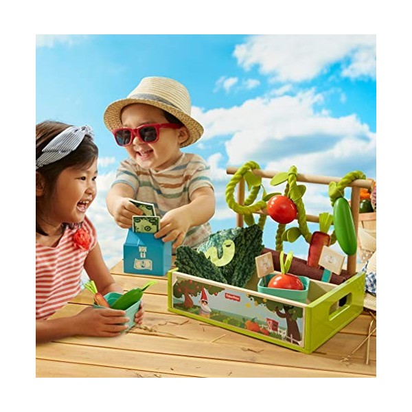 Fisher-price Stand de Légumes au Marché, Jouet Dimitation pour Enfant de 3 Ans et Plus, Ggt62