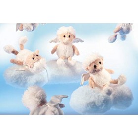 Schaffer - 3269 - Peluche - Mini Ange Gardien - Beige - Multicolore - 11 cm - Version Anglaise