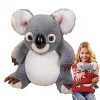 Luckxing Poupée en Peluche - Koala Raton Laveur Panda Design Peluche - Peluches Koala Confortables, poupées en Forme danimal