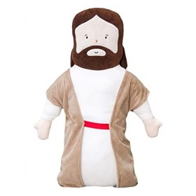 Keptfeet Poupée en Jésus - Poupée en Peluche Douce Jésus comme Cadeau chrétien Religieux pour Hommes et Femmes - Décoration C