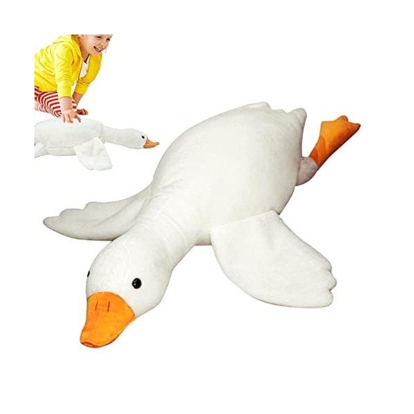 Exuberia Peluche oies en Peluche | Jouet Cygne en Peluche Canard Super Doux - Doux Mignon Peluche étreignant Oreiller poupées