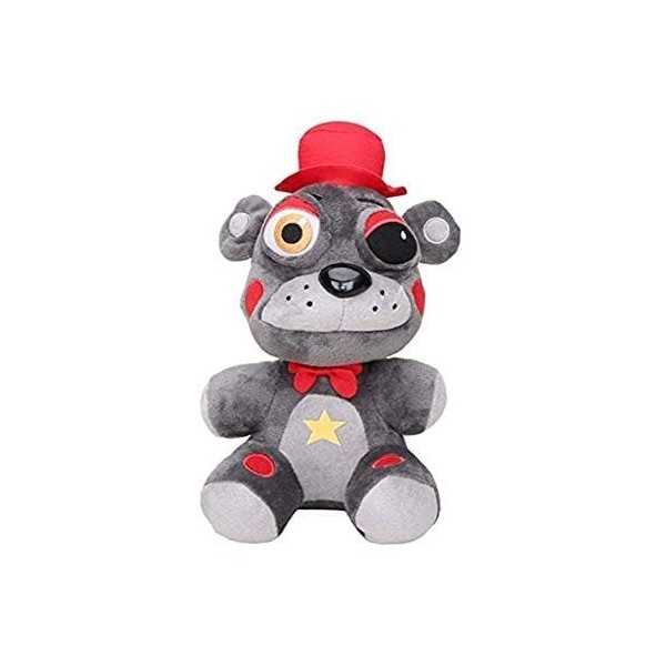 QJIRZB FNAF Plushies FNAF Collectible Five Nights Game Plush Dolls Foxy The Pirate Bonnie Chica Golden Cadeaux pour les fans