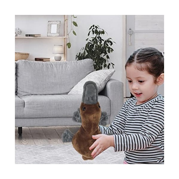 CRAVIN Animal en Peluche ornithorynque | Vivid Stuffed Animals Oreillers Réaliste 8in Mini Ornithorynque Mignon en Peluche,An