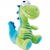 Small Foot 2827 – Doudou Dino Glubschi, Peluche Traditionnelle