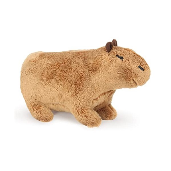 Dreafly Jouet en Peluche Capybara de Simulation, Poupées de Cochon dInde Capybara Animal Mignon, Peluches Réalistes en Capyb