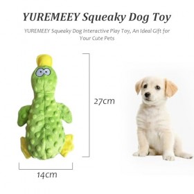 YUREMEEY Jouet pour Chien, Jouets Couineur pour Chien, Jouet Peluche pour Chiens avec Papier Froissé, Jouet Chien Interactif,