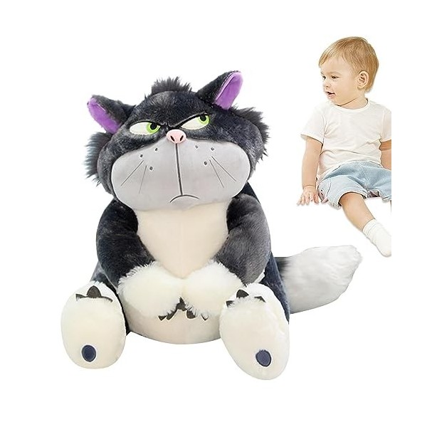 MYJIO Jouet en Peluche pour – Poupée en Peluche Courte Mignonne Bad Cat, Peluche en Peluche pour, Peluche Douce pour,Oreiller