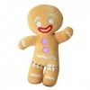 Aibyks Oreiller Bonhomme en Pain Dépice - Jouets en Peluche Décor Pain Dépice | 11,8 Pouces Biscuit Shrek Toys Cookie Man P