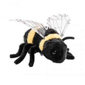 Uni-Toys - Bumble - 16 cm Longueur - Insecte en Peluche, Abeille - Peluche, Doudou